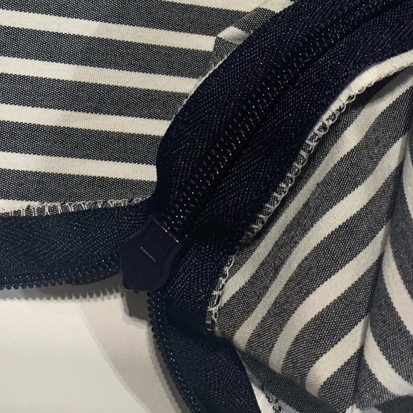 Talbots grey and white striped women’s blouse - Picture 12 of 12